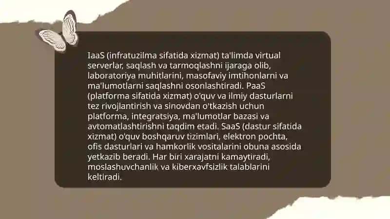Ta'limda bulutli texnologiyalar 3
