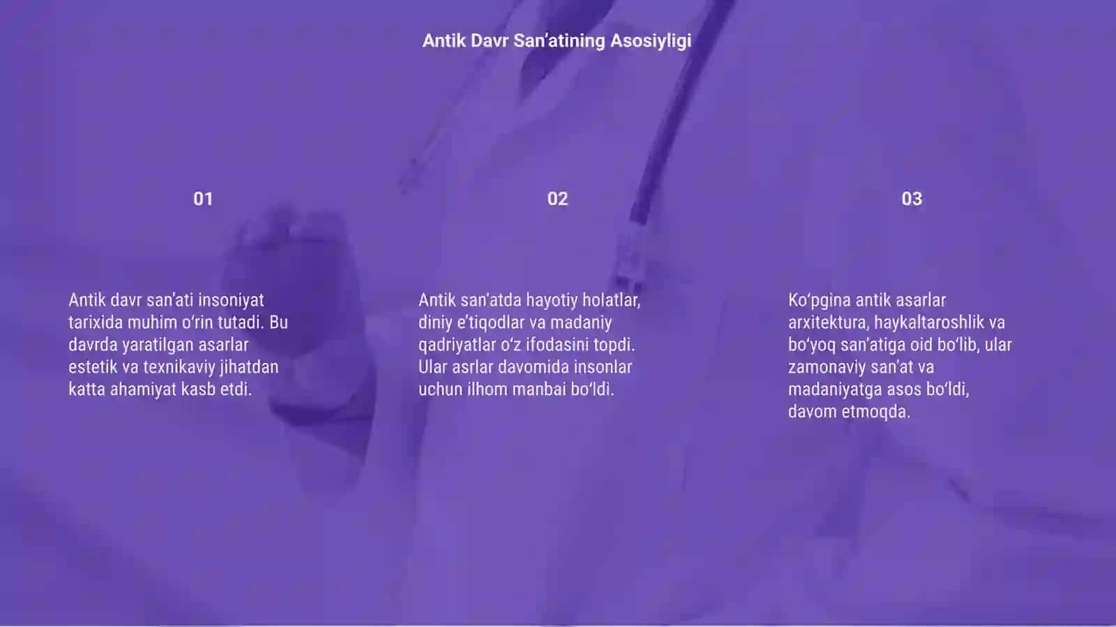 Antik davr san’ati 3