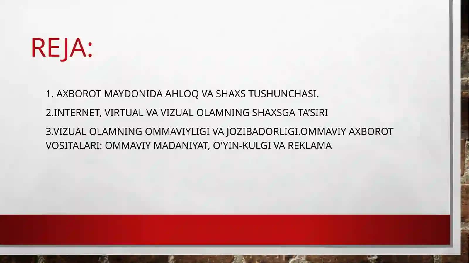 Mediasavodxonlik 3