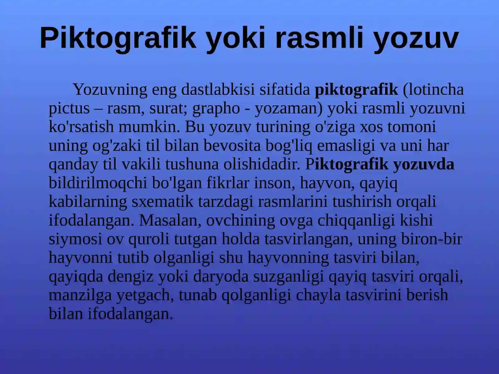 Yozuv tarixi va turlari 3