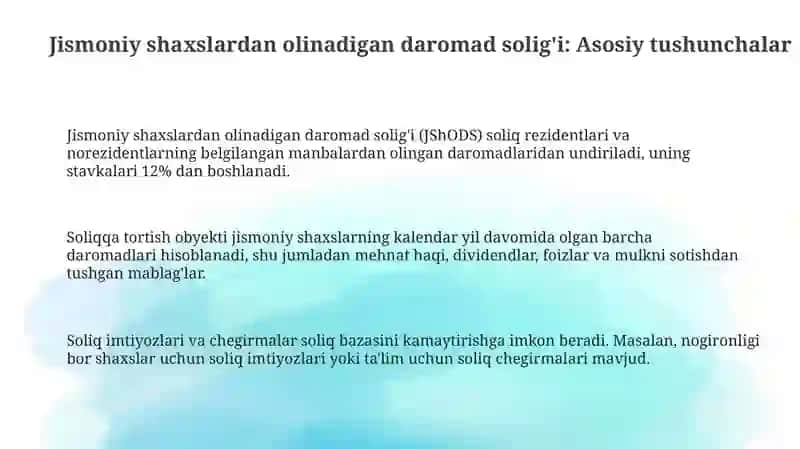 Jismoniy shaxslardan olinadigan daromad soliq 3