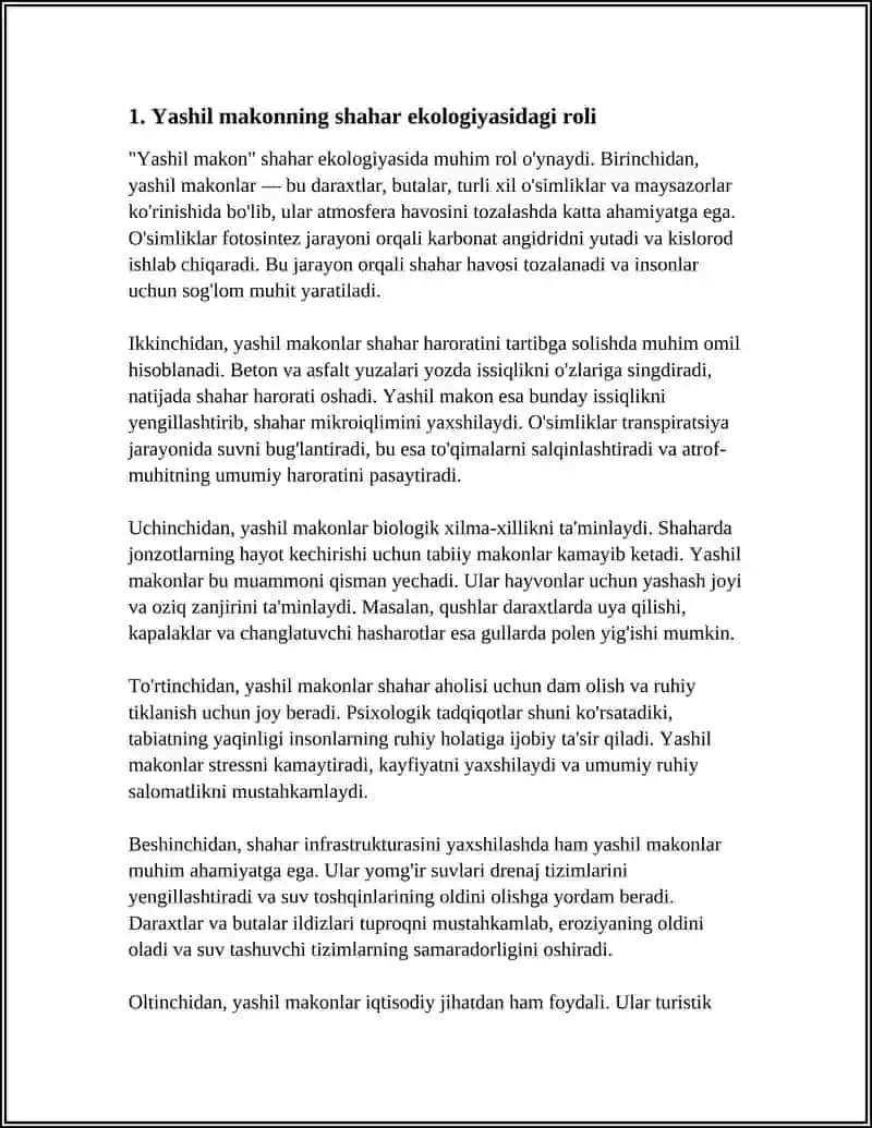 YASHIL MAKON LOYIHASI 3