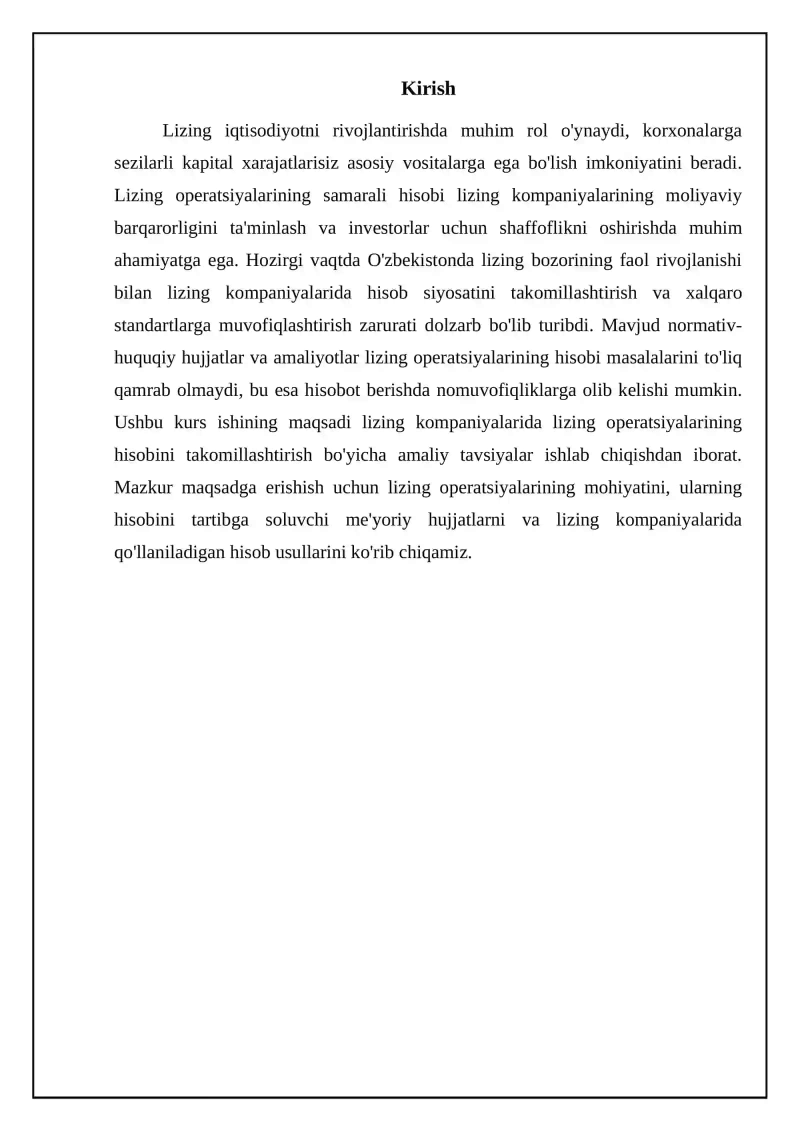 LIZING OPERATSIYALARI HISOBINING NAZARIY ASOSLARI 3