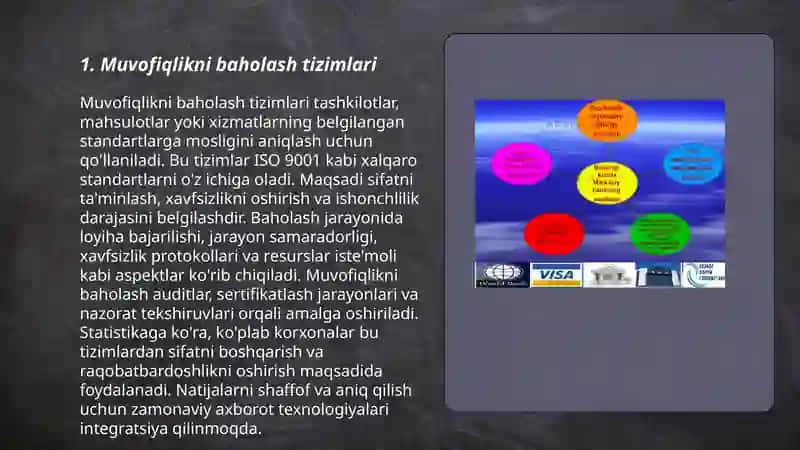 Muvofiqlikni baholash tizimlari 3