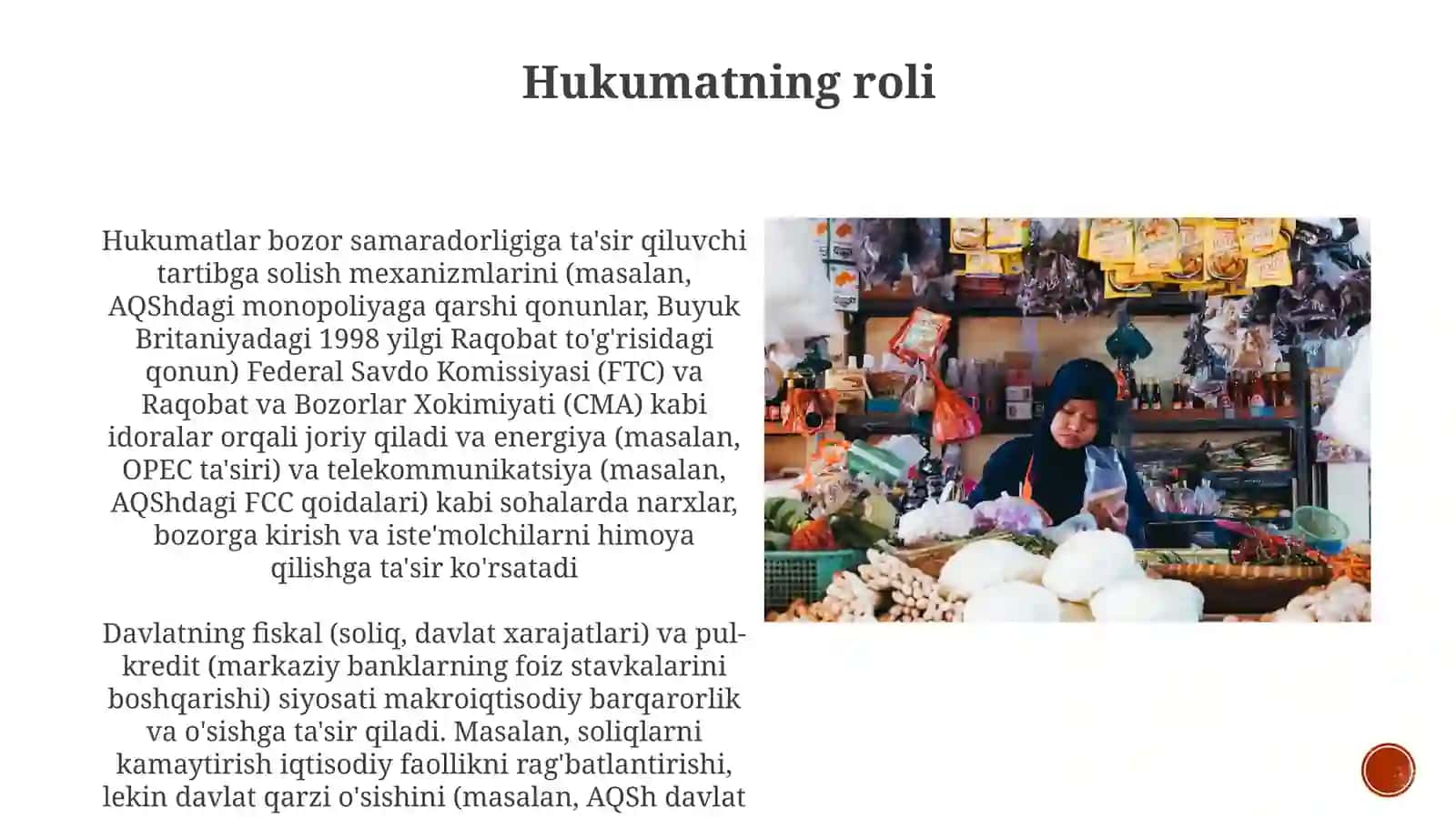 Bozor iqtisodiyotining mazmuni 3