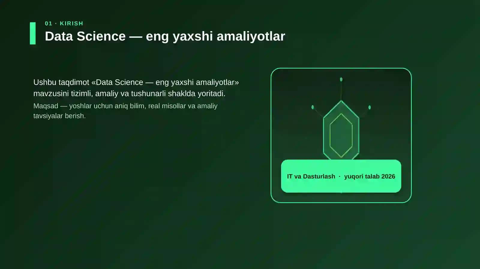 Data Science — eng yaxshi amaliyotlar 3