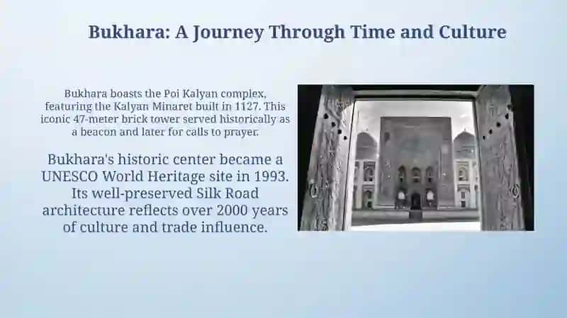 Bukhara: A Journey Through Time and Culture 3