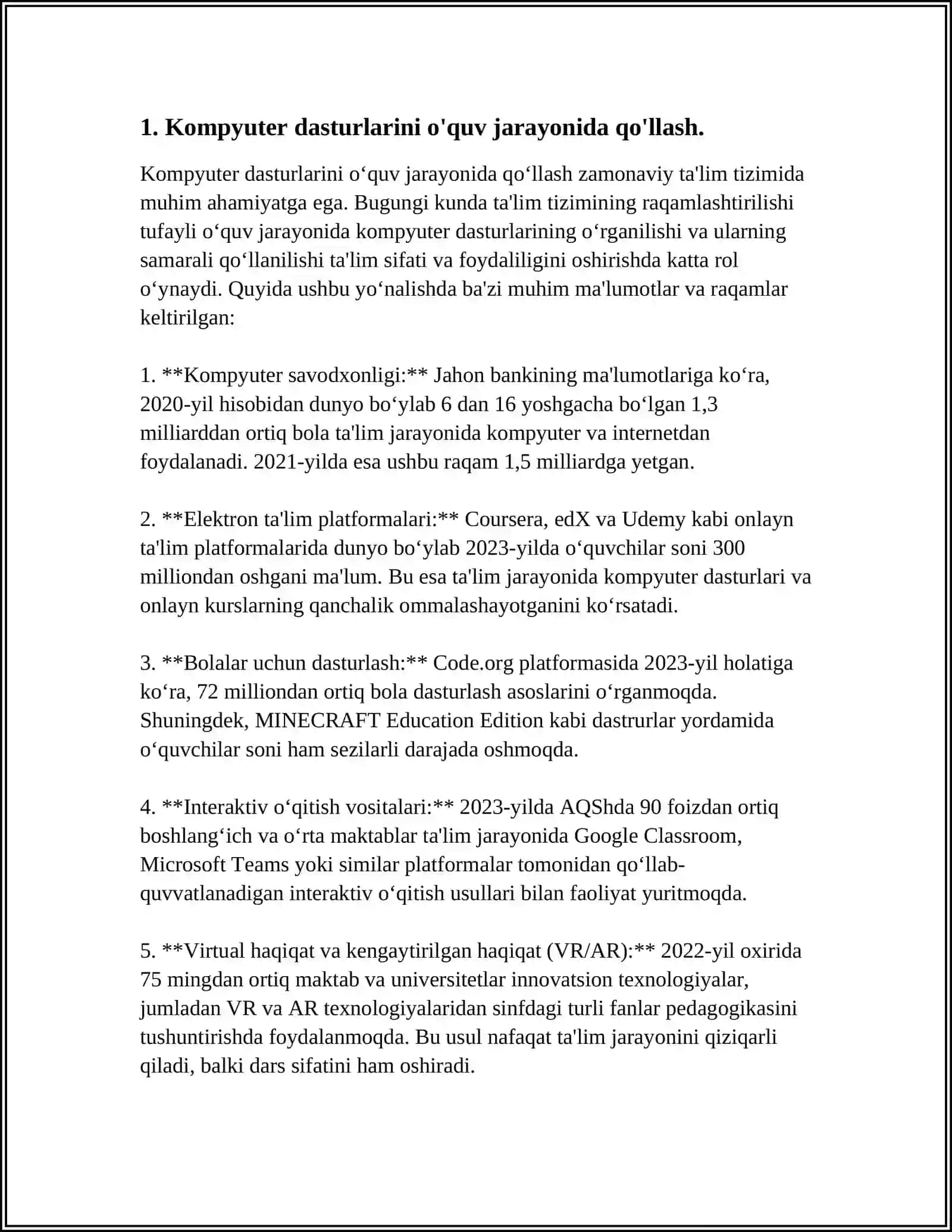 PEDAGOGIK KOMPYUTER DASTURLARI 3