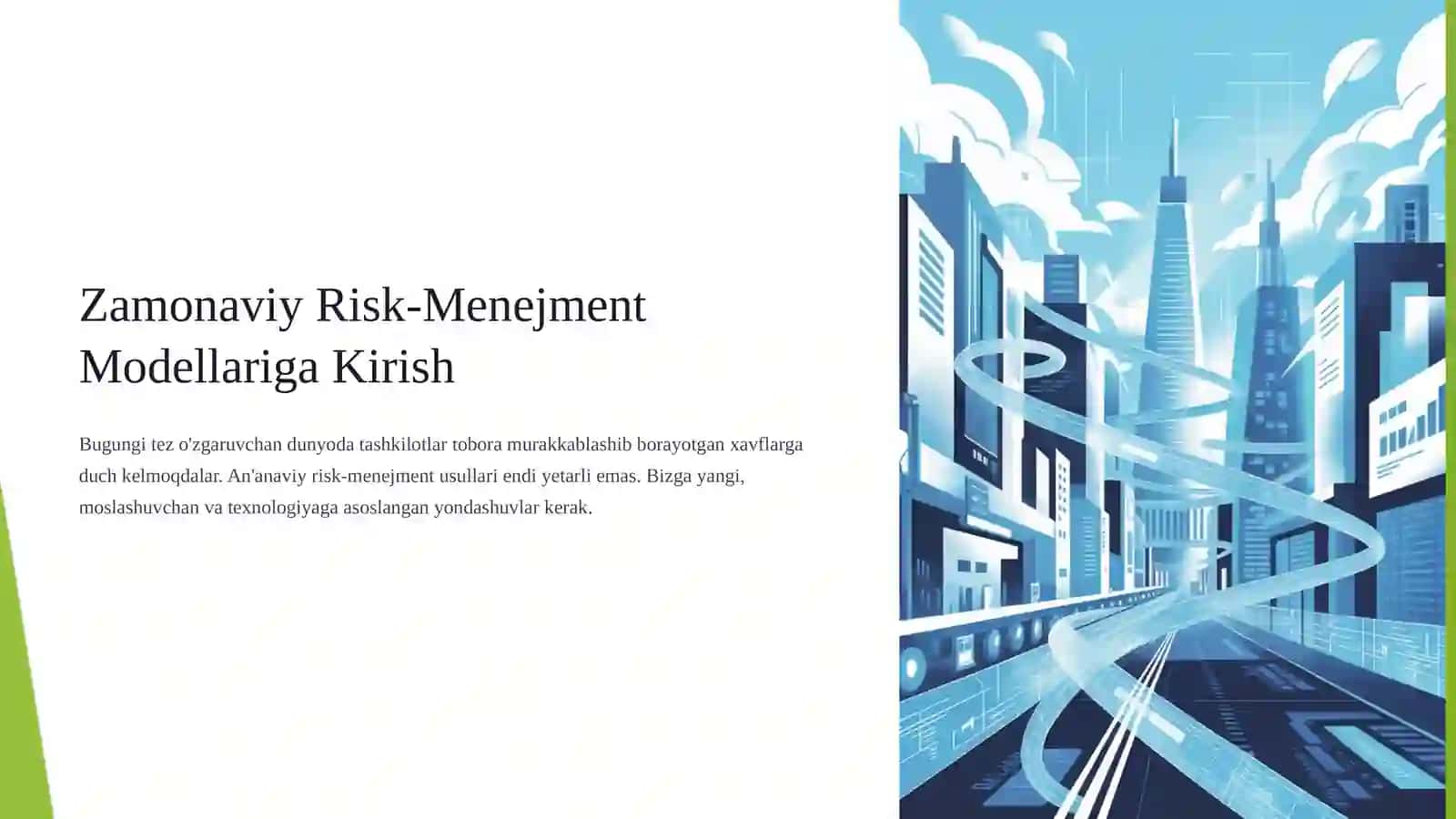 An'anaviy Risk-Menejmentning Cheklovlari 3