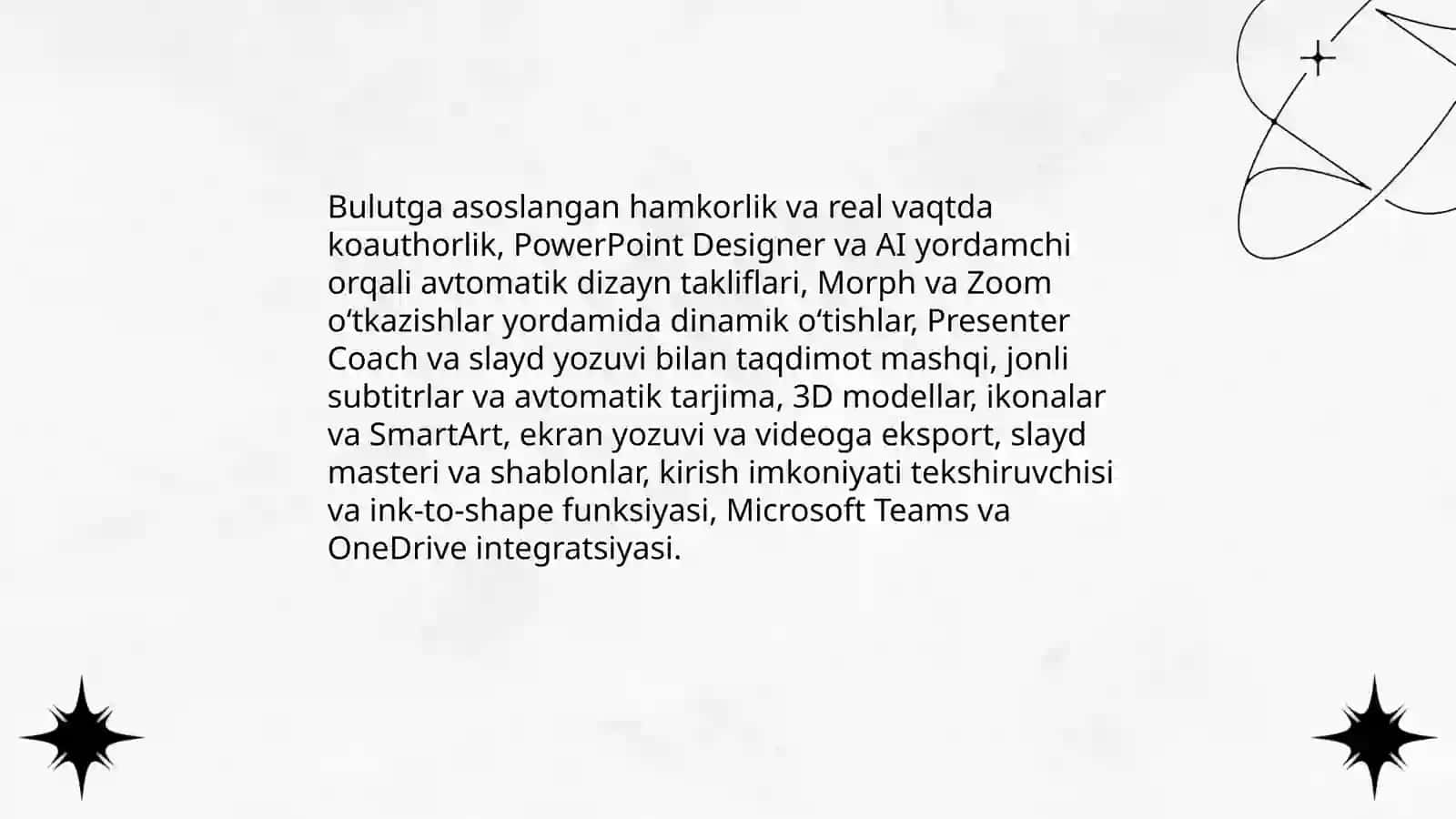 Taqdimot yaratishning zamonaviy vositlari 3