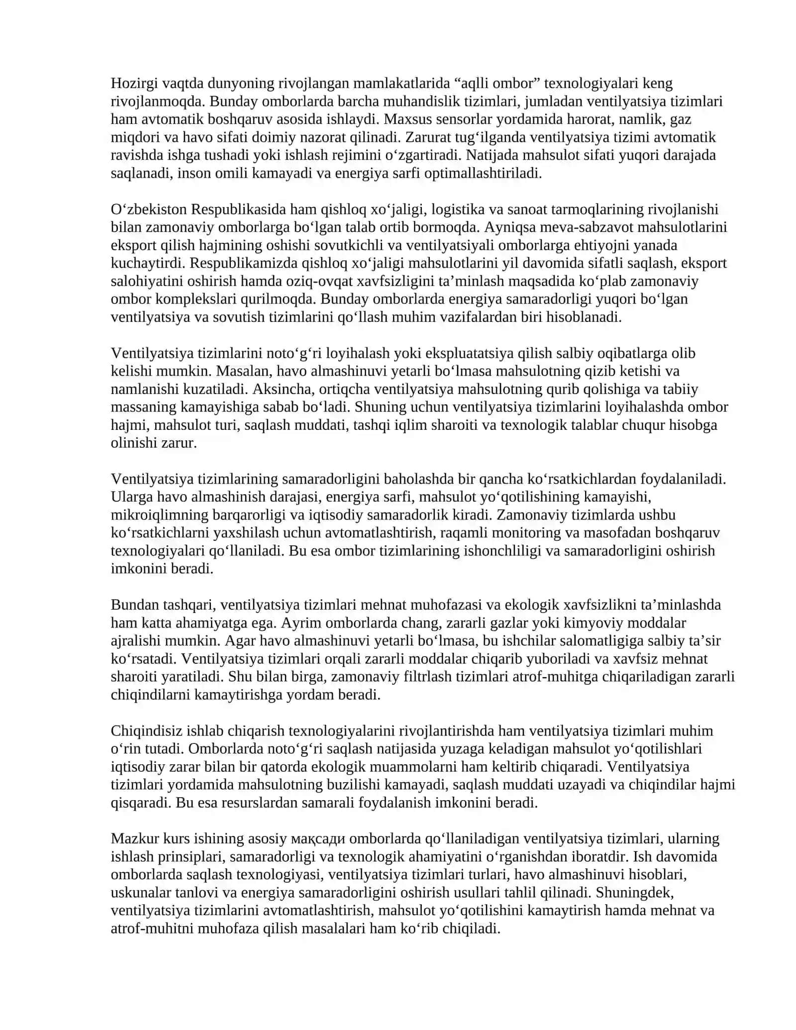 Omborlarda ventilyatsiya tizimlari va ularning samaradorligi 3