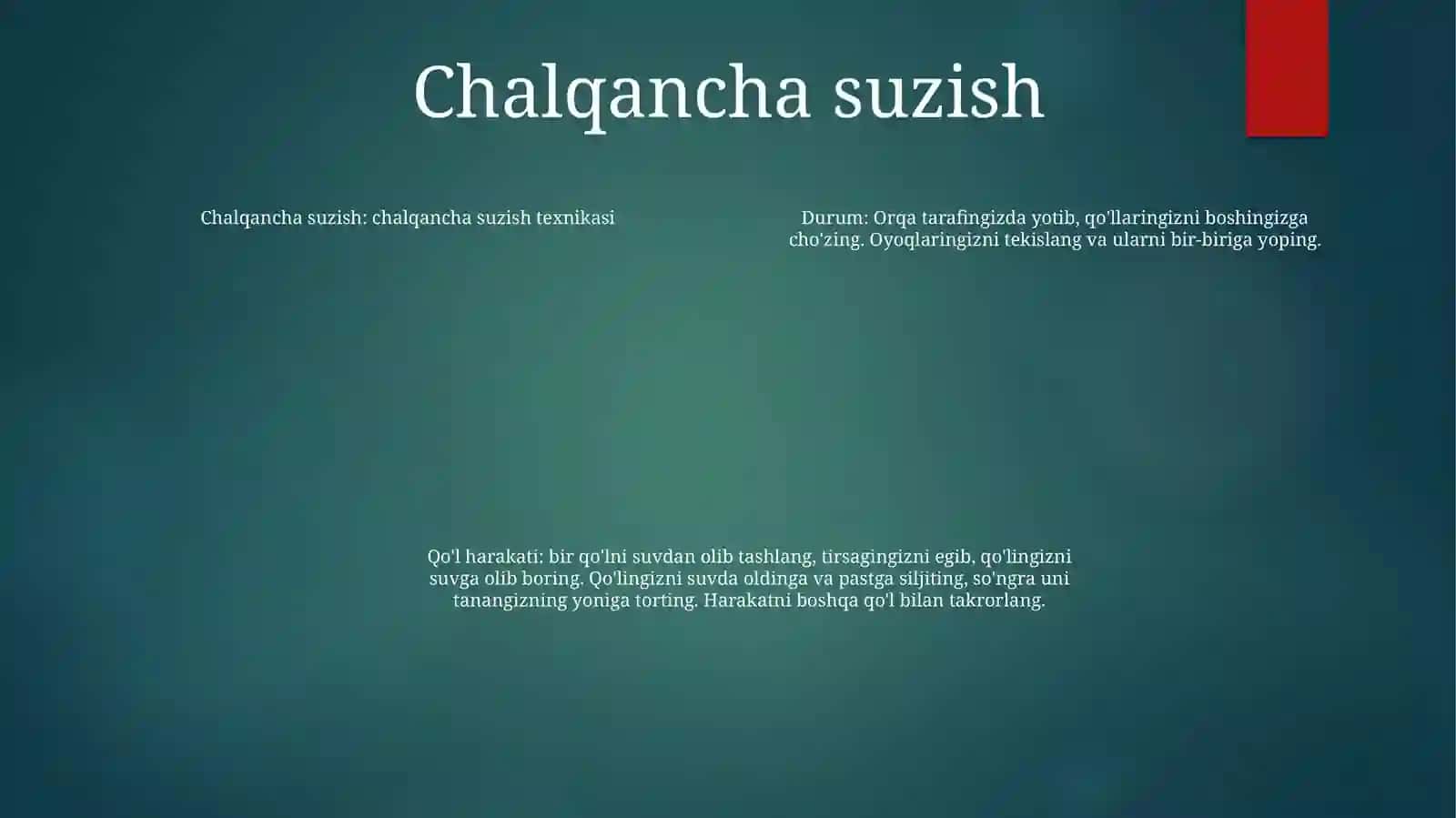 Suzish Usullari 3