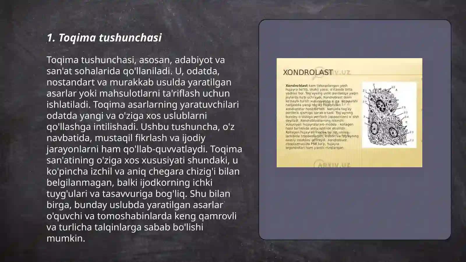 Toqima xillari va vazifasi 3