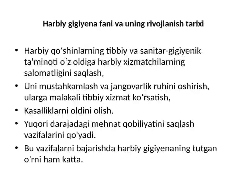 Harbiy gigiyena fani 3
