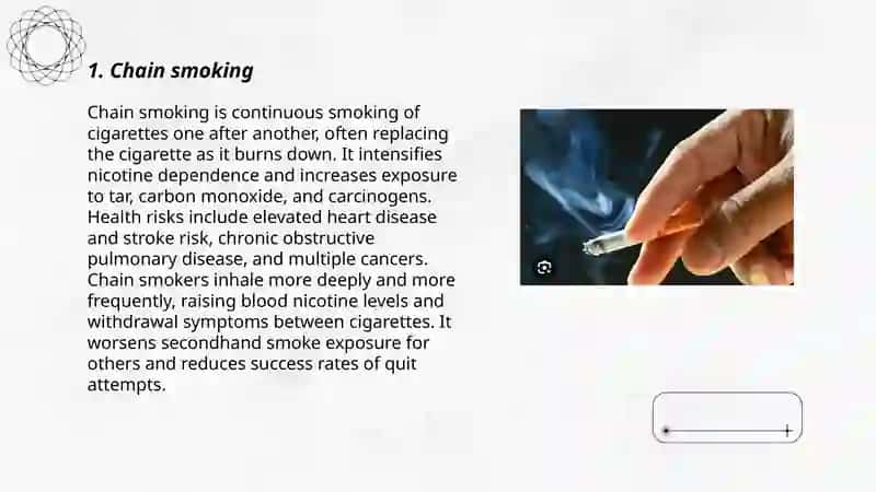 Bad habits of smoking 3