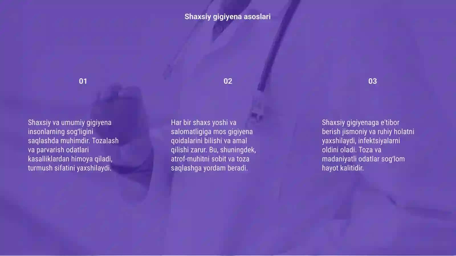 Shaxsiy va umumiy gigiyena 3