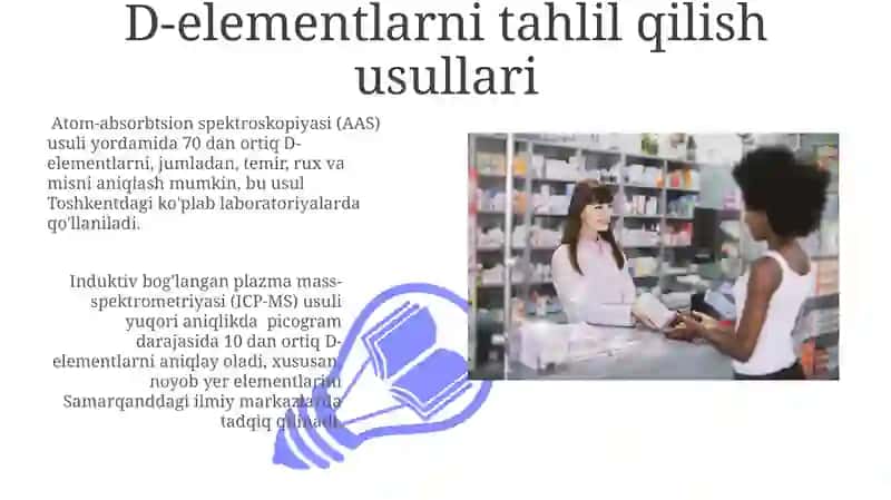 D-elementlar farmatsevtikadagi ahamiyat 3
