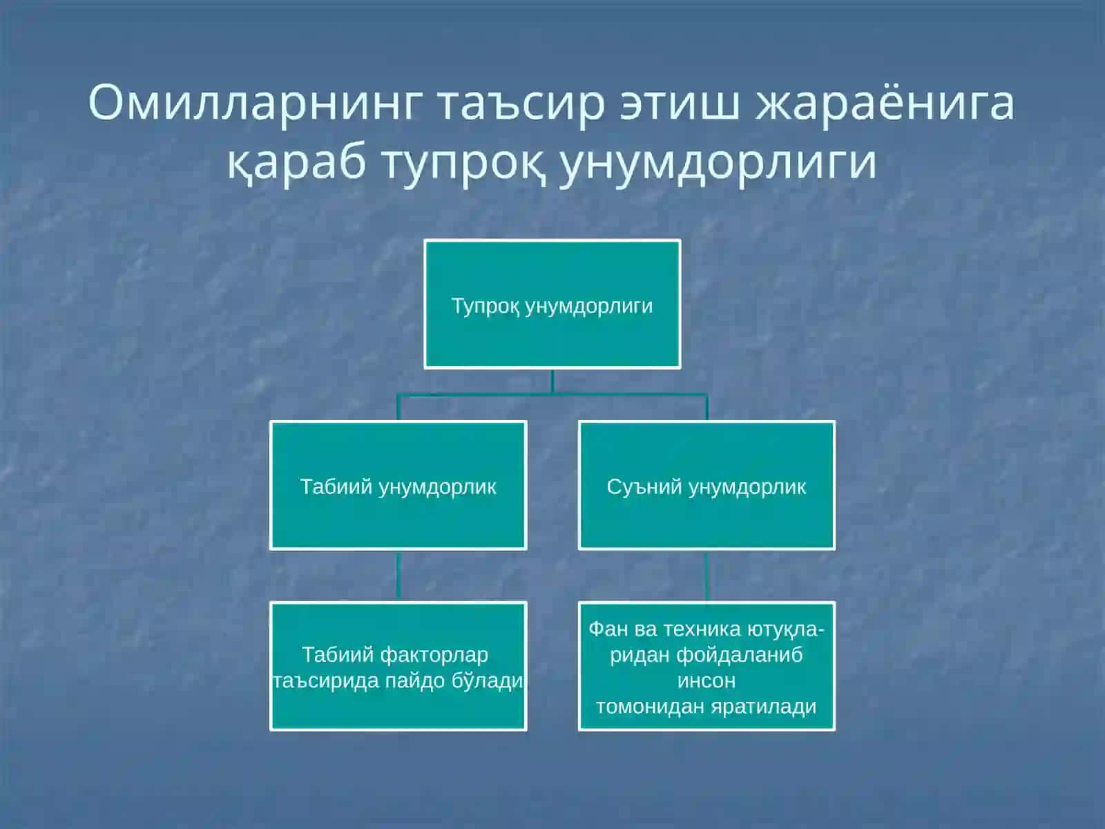 Тупроқ Унумдорлиги ва Маданийлиги 3