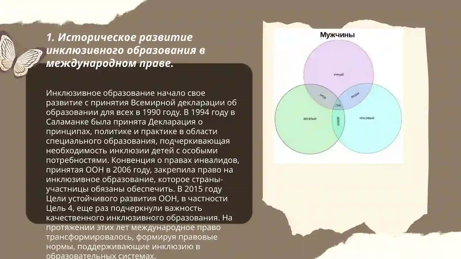 Историческое развитие инклюзивного образования в международном праве 3