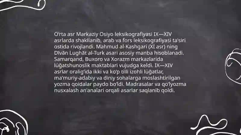 O‘rta asr leksikografiyasi ta‘raqqiyoti 3