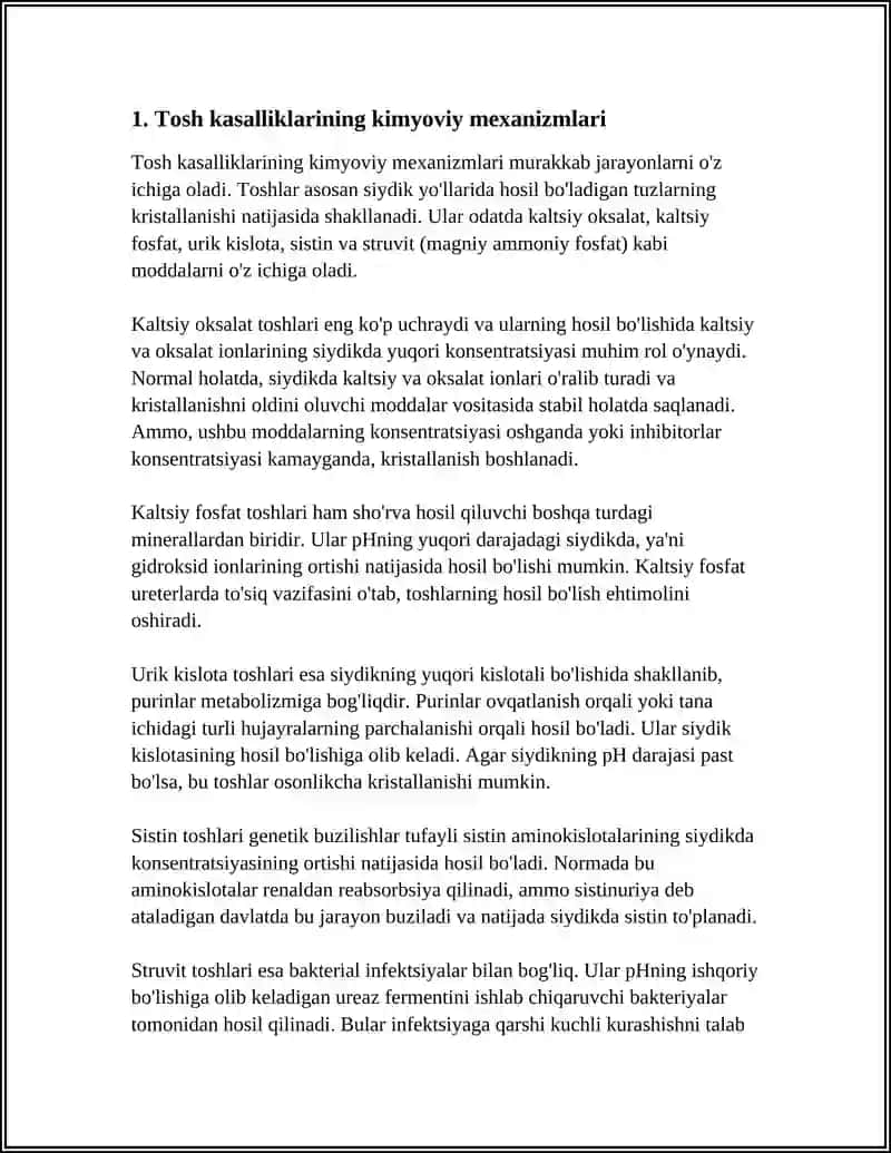 TOSH KASALLIKLARINING KIMYOVIY ASOSLARI 3