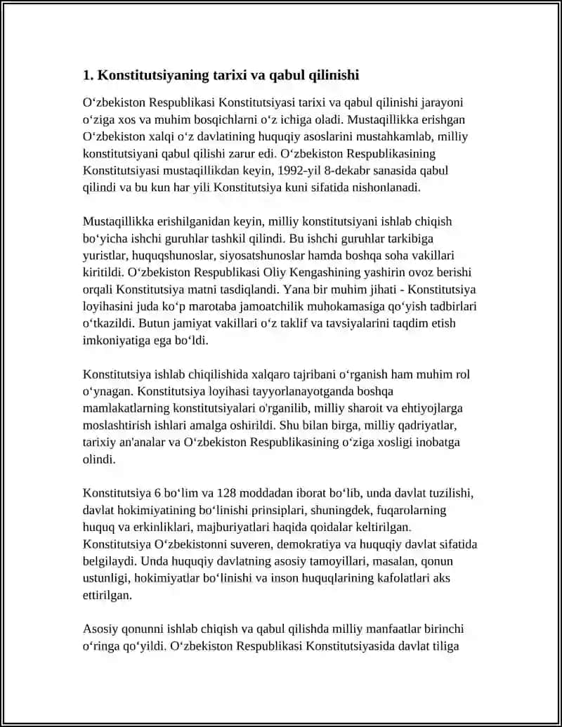 O‘ZBEKISTON RESPUBLIKASI KONSTITUTSIYASI 3