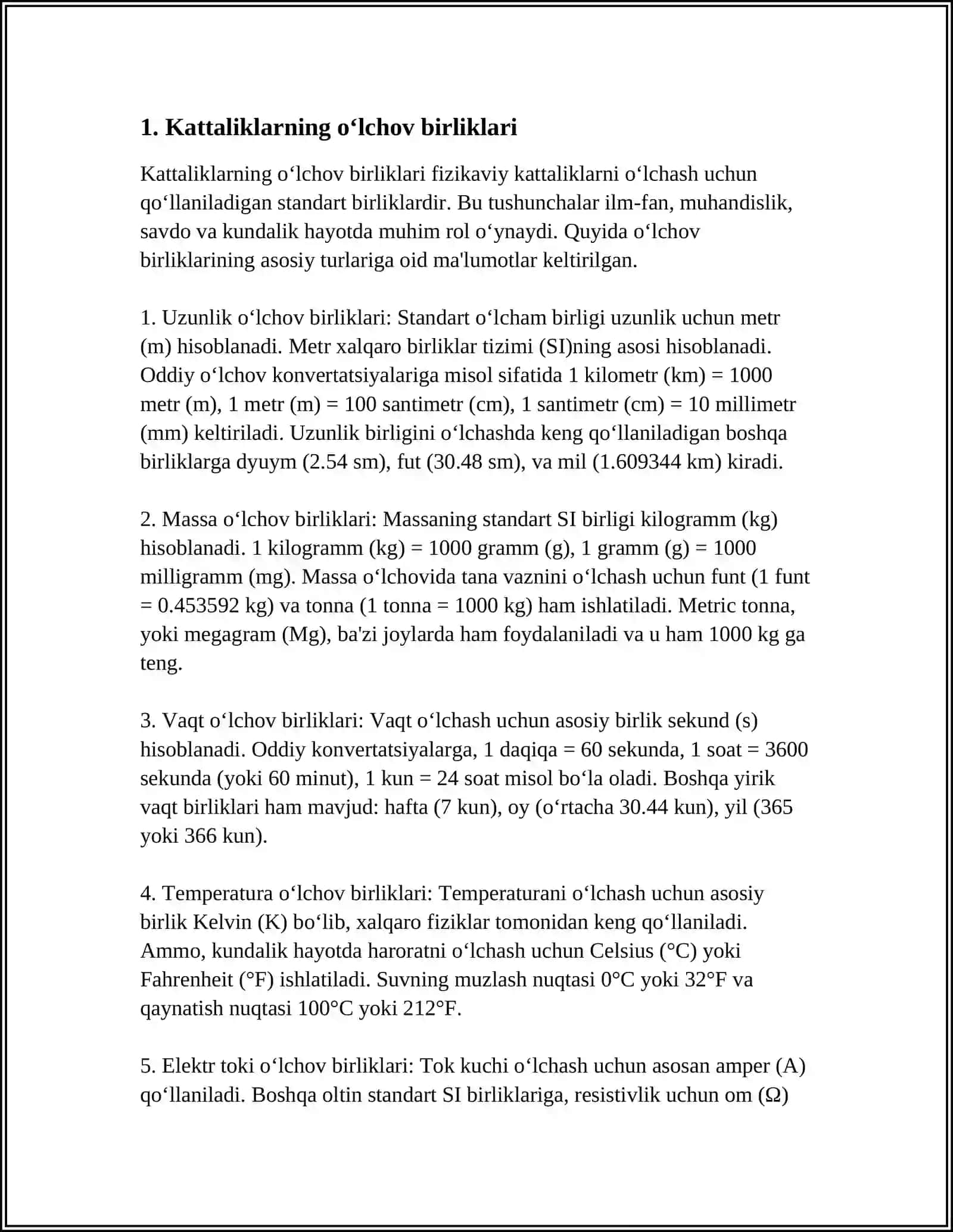 KATTALIKLARNING BIRLIKLARI 3