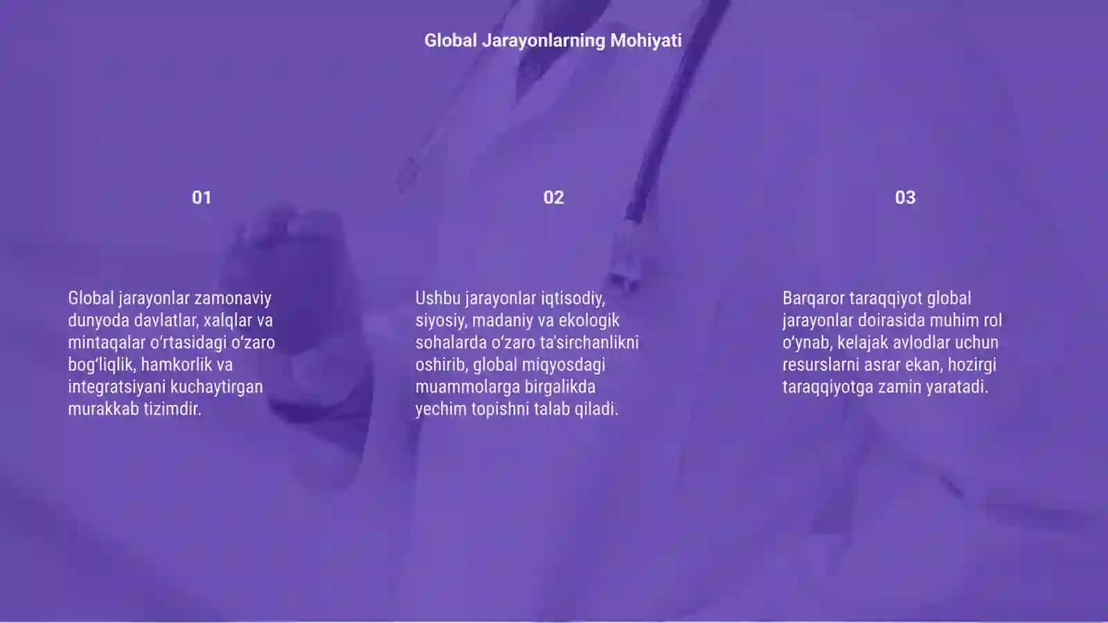 GLOBAL JARAYONLAR VA BARQAROR TARAQQIYOT 3