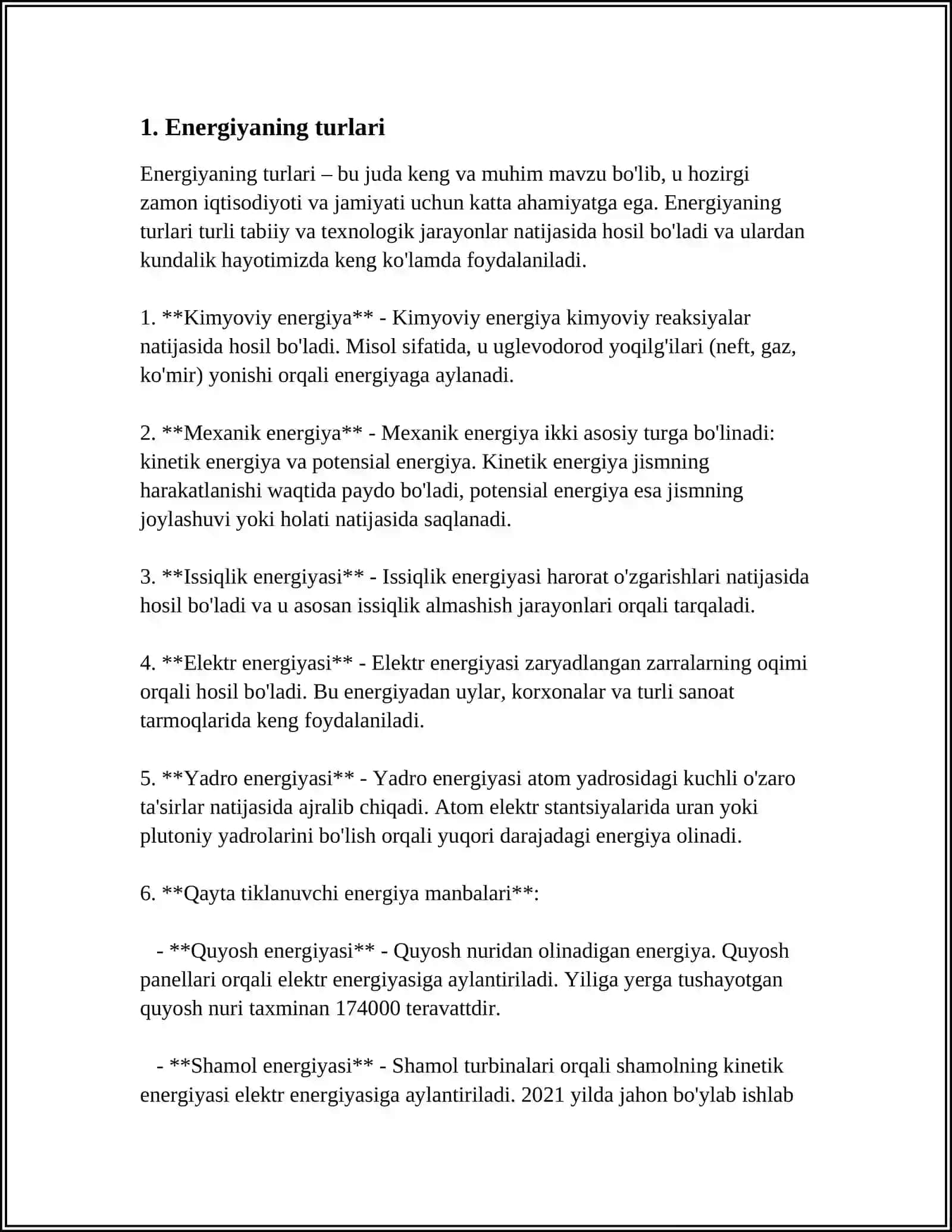 ENERGIYA VA UNING SAQLANISH QONUNI 3