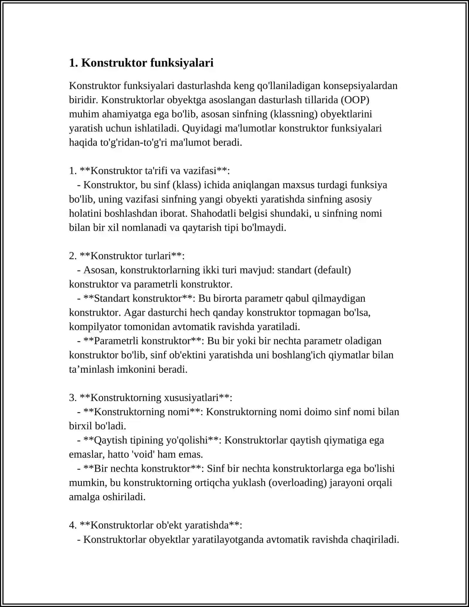 PYTHON DASTURLASH TILIDA KLASSLARNI YARATISHDA FUNKSIYALARNI QAYTA ISHLASH 3