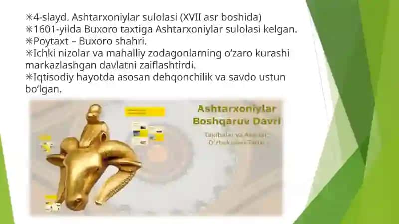 Oʻzbekistonning davlatchilik tarixi (17 asr davlatchiligidan Yangi Oʻzbekiston davlatchiligi) 3
