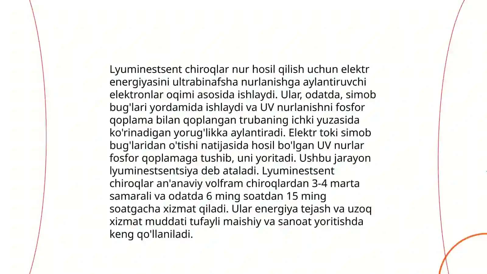 Lyuminestent chiroqlarni tekshirilish usullari 3
