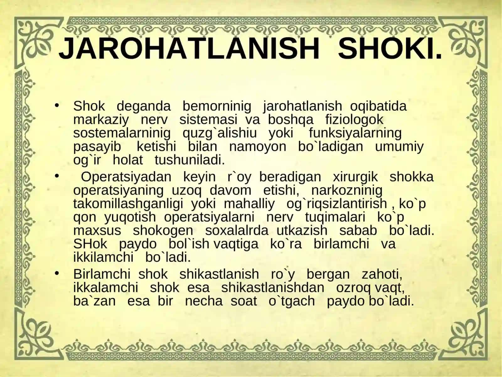 Immobilizatsiya.Uzoq muddatli bosib qolish sindromi 3