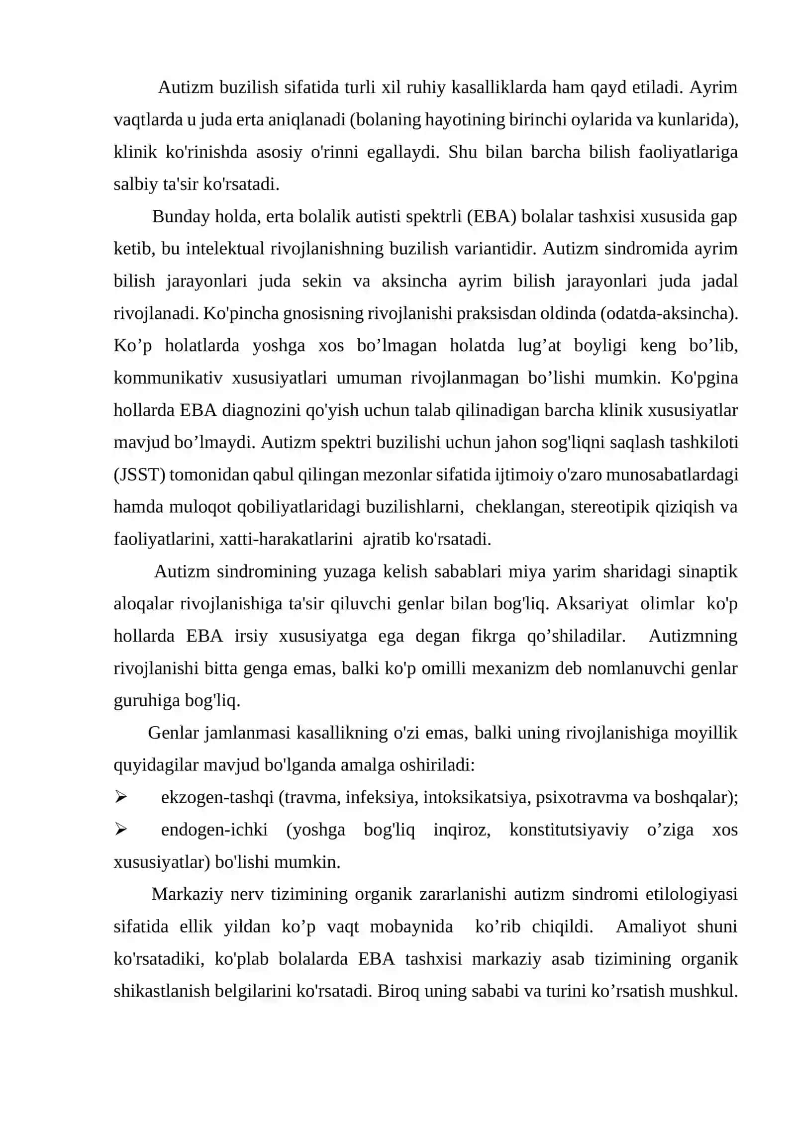 ILK YOSHDAGI BOLALARDA AUTIZM SINDROMI 3