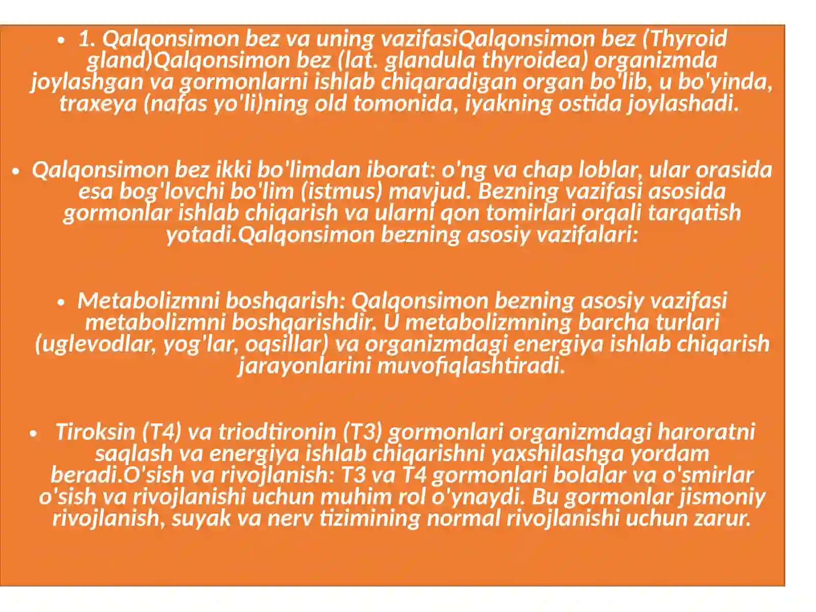 Qalqonsimonbez va gormonlari 3