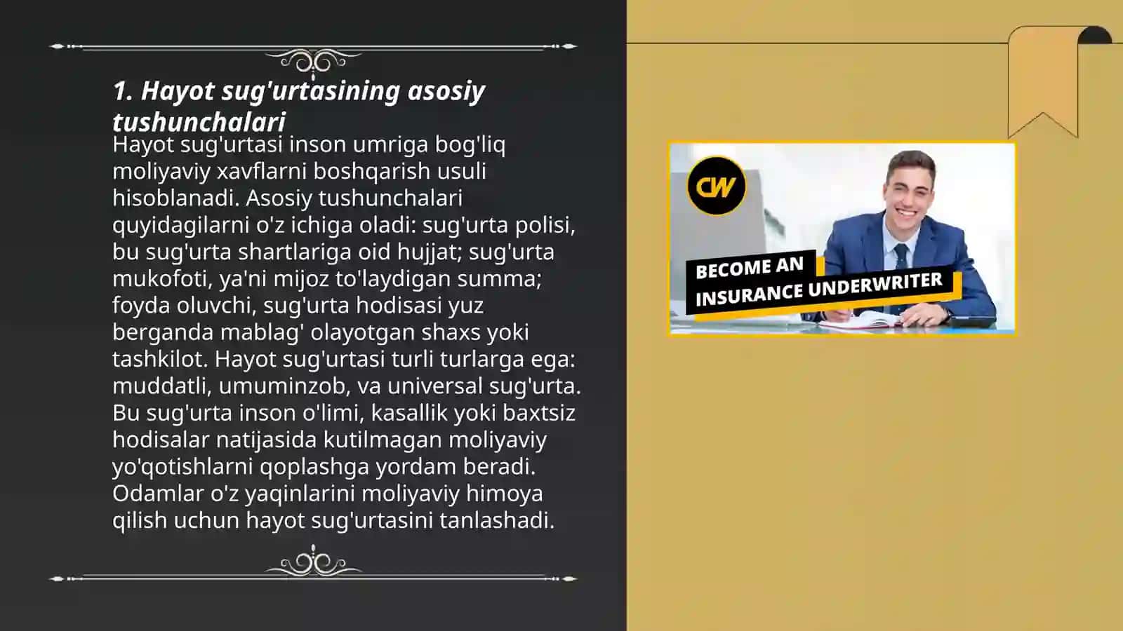 Hayot sug’urtasi 3
