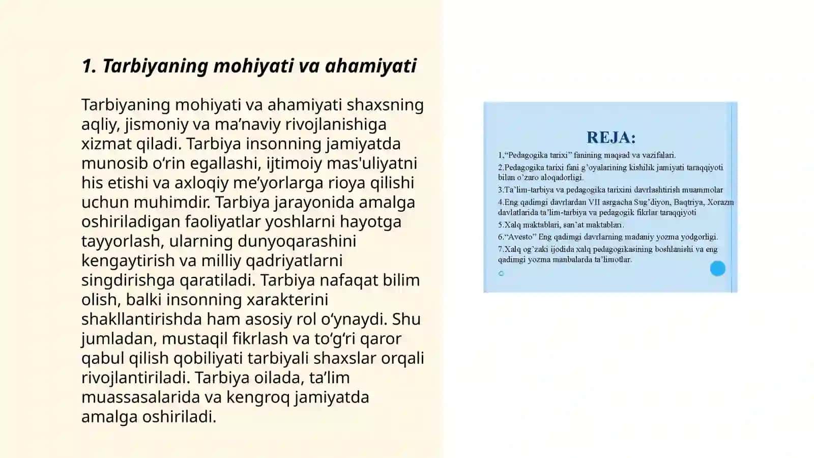 Tarbiyaning maqsad va vazifalari 3