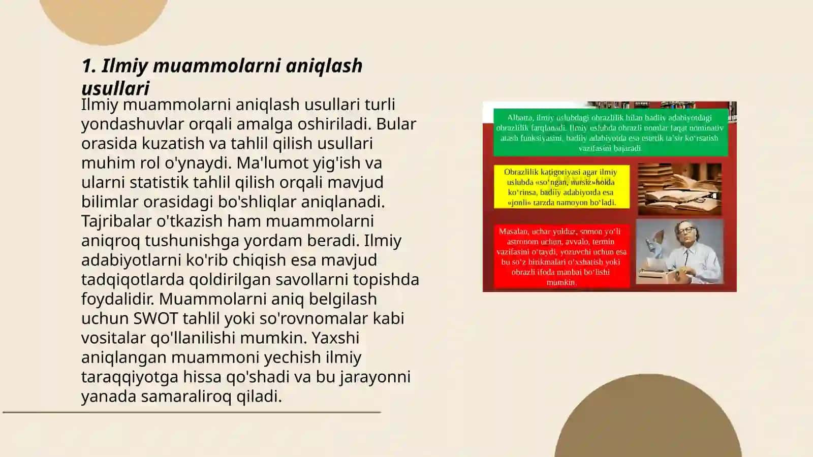 Ilmiy muammo va muammoli vaziyat 3