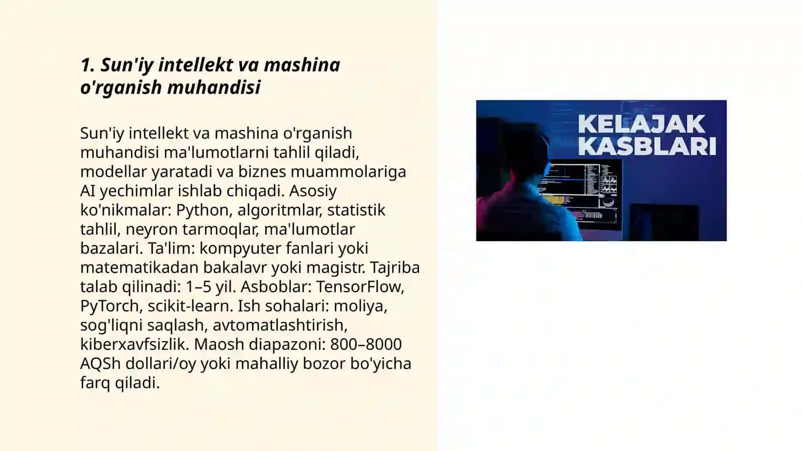 Kelajak kasblari 3