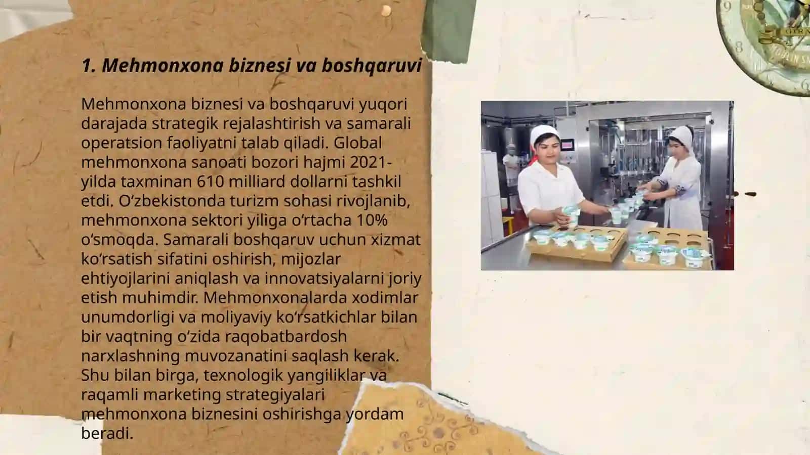 Mehmonxona biznesi va boshqaruvi 3