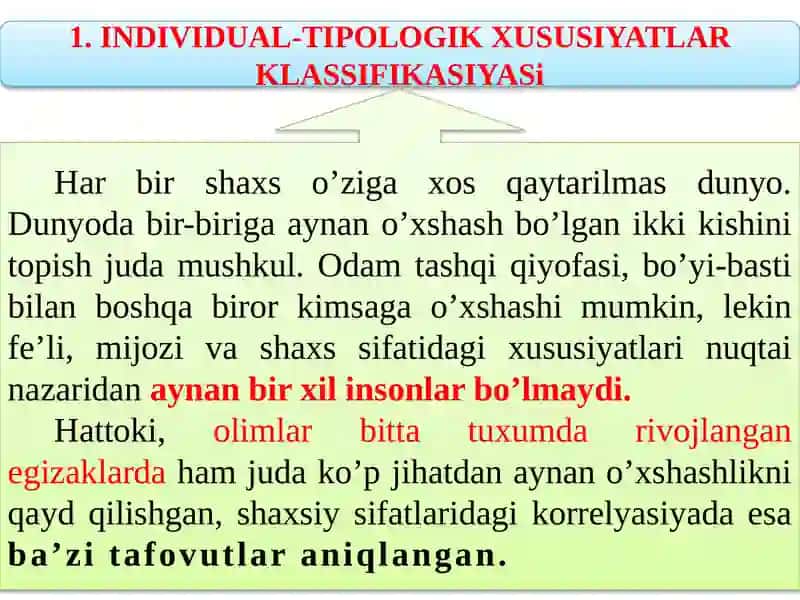 Individual-tipologik xususiyatlarklassifikasiyasi 3