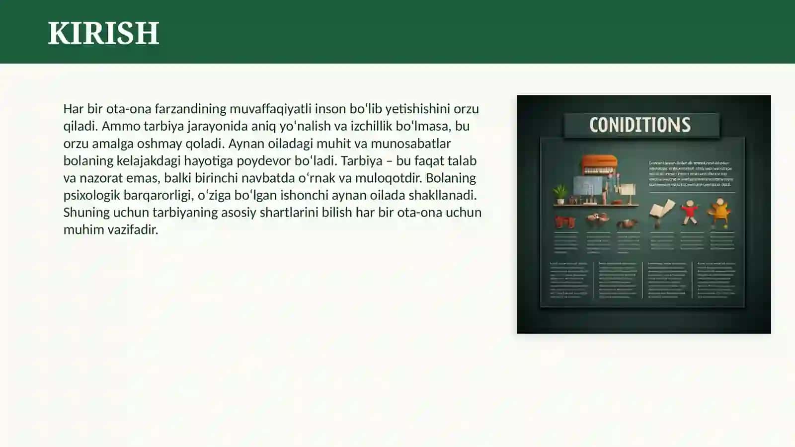 OILADA BOLALARNI MUVAFFAQIYATLI TARBIYALASH SHARTLARI 3