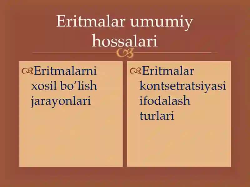 Eritmalar xossalarini nazariy asoslari 3