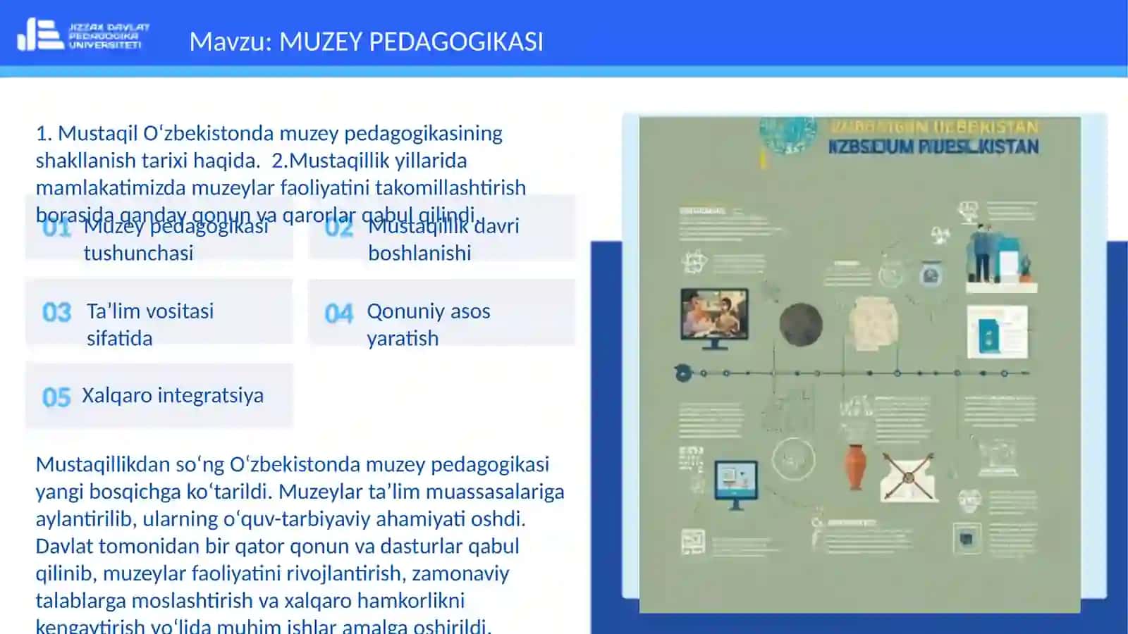 FAN: MUZEY PEDAGOGIKASI 3