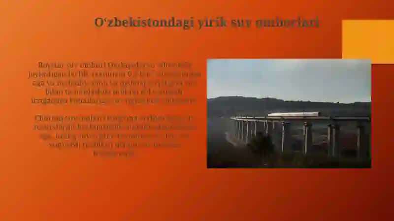 Oʻzbekistonning gidrotexnik inshootlari 3