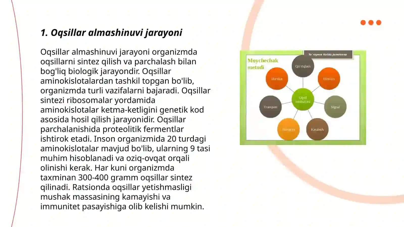 Oqsillar almashinuvi 3