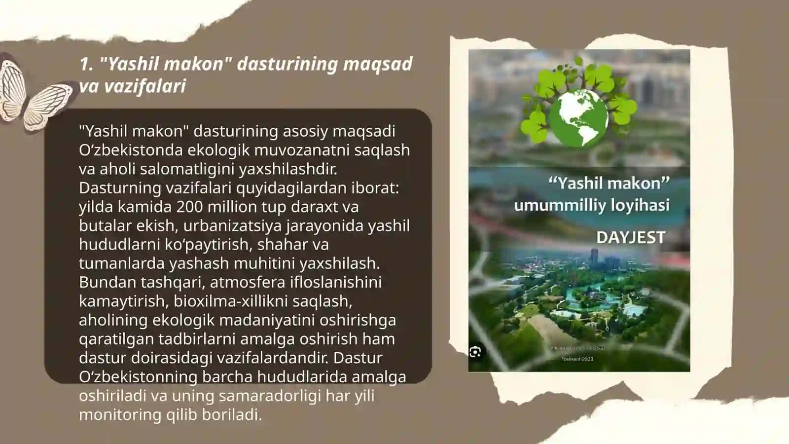 Yashil makon dasturi 3