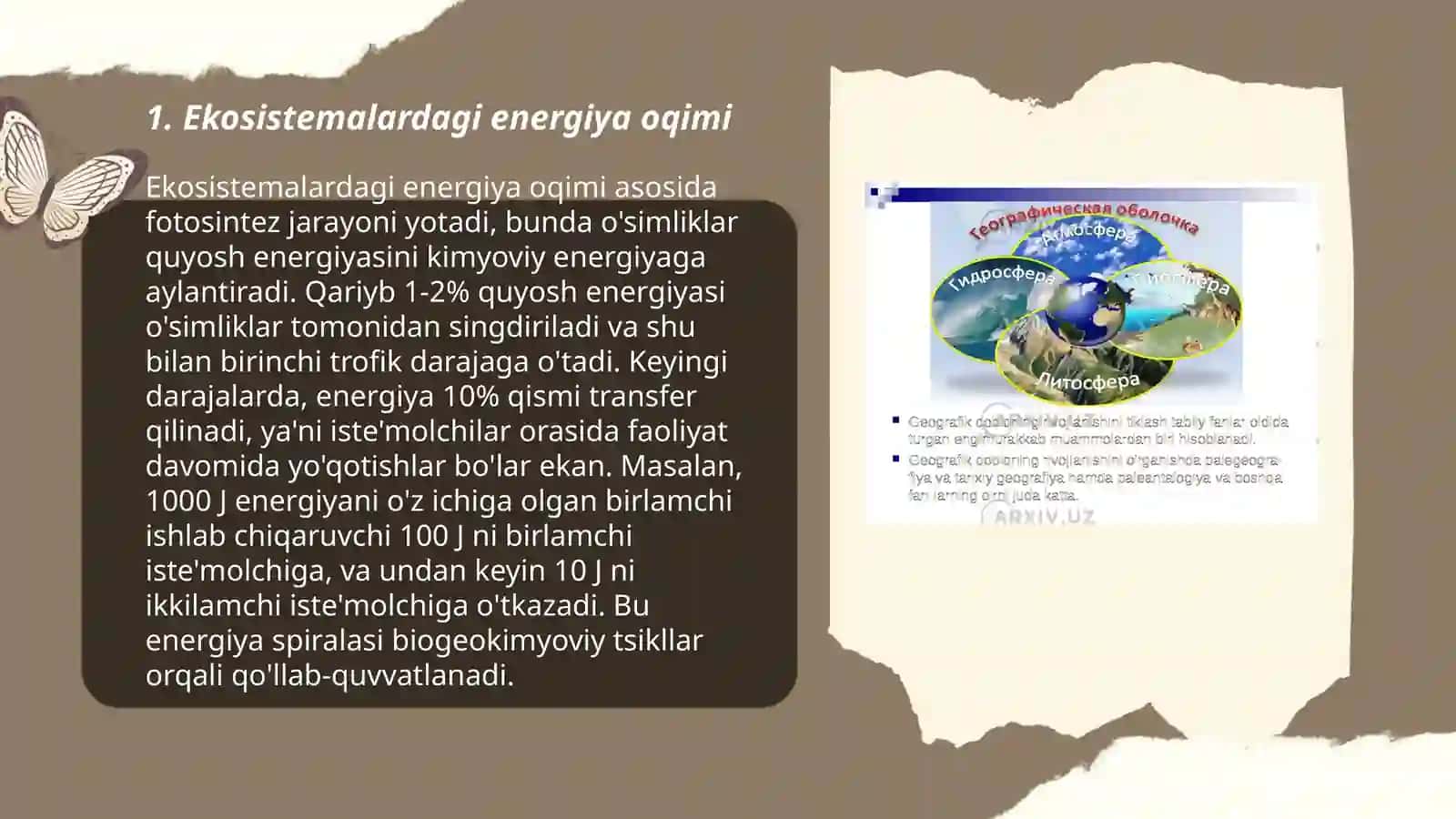 Biosferada energiya va moddalarning aylanma harakati 3