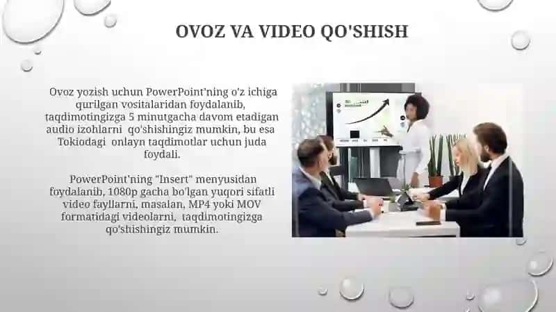 PowerPoint ish oynasi va imkoniyatlari 3