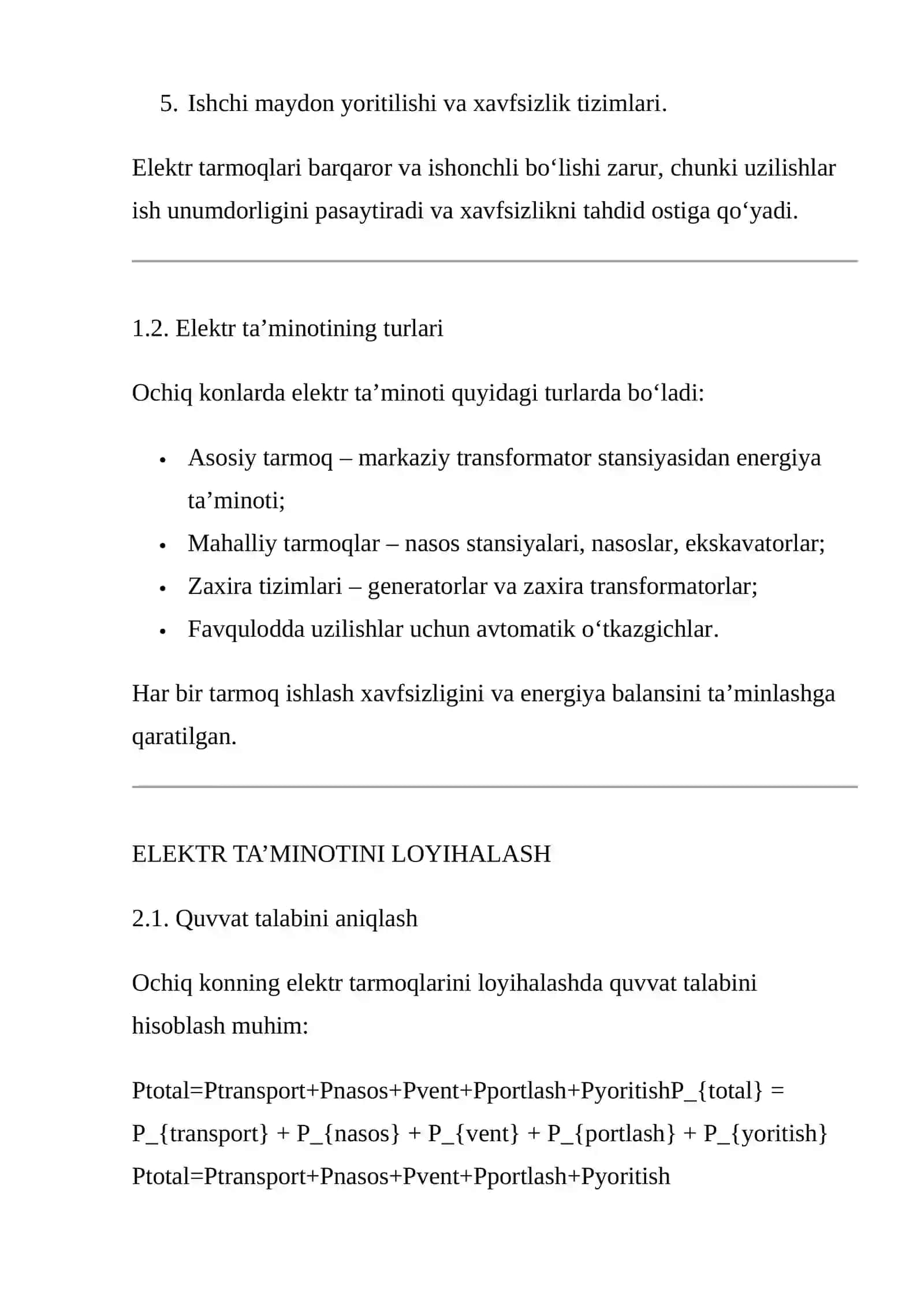 ELEKTR TA’MINOTI NAZARIY ASOSLARI 3